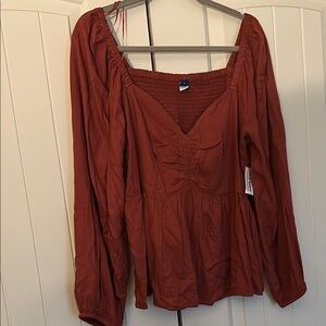 Women's Old Navy Ruched Flowy Top